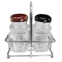 Clear Salt and Pepper Shakers Set – Kitchen, Camping, Restaurant, Farmhouse Pantry – Compatible with Standard Refills