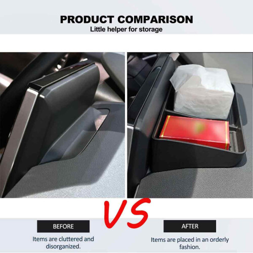 Επιπλέον χώρος αποθήκευσης για ταμπλό Toyota, Οργάνωση ταμπλό κεντρικής κονσόλας με 2