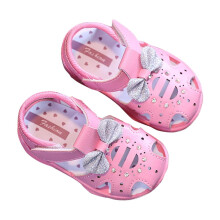 Toddler Girls Summer Sandals Closed-Toe Non-Slip Rubber