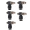 Pneumatic Air Flow Control Valve, L Type Right Angle Push to Connect Elbow Fitting with Precision Control Design, Universal Compatibility for 3