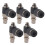 Pneumatic Air Flow Control Valve, L Type Right Angle Push to Connect Elbow Fitting with Precision Control Design, Universal Compatibility for 7