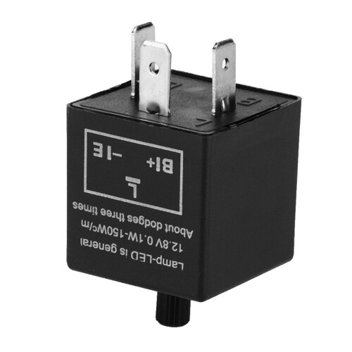 Ηλεκτρονική μονάδα ρελέ φλας, ρελέ φλας 12V3Pin με ρυθμιζόμενη ταχύτητα για 2