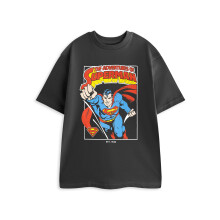 (Small) DC Comics Superman Short Sleeved T-Shirt (Mens Grey)