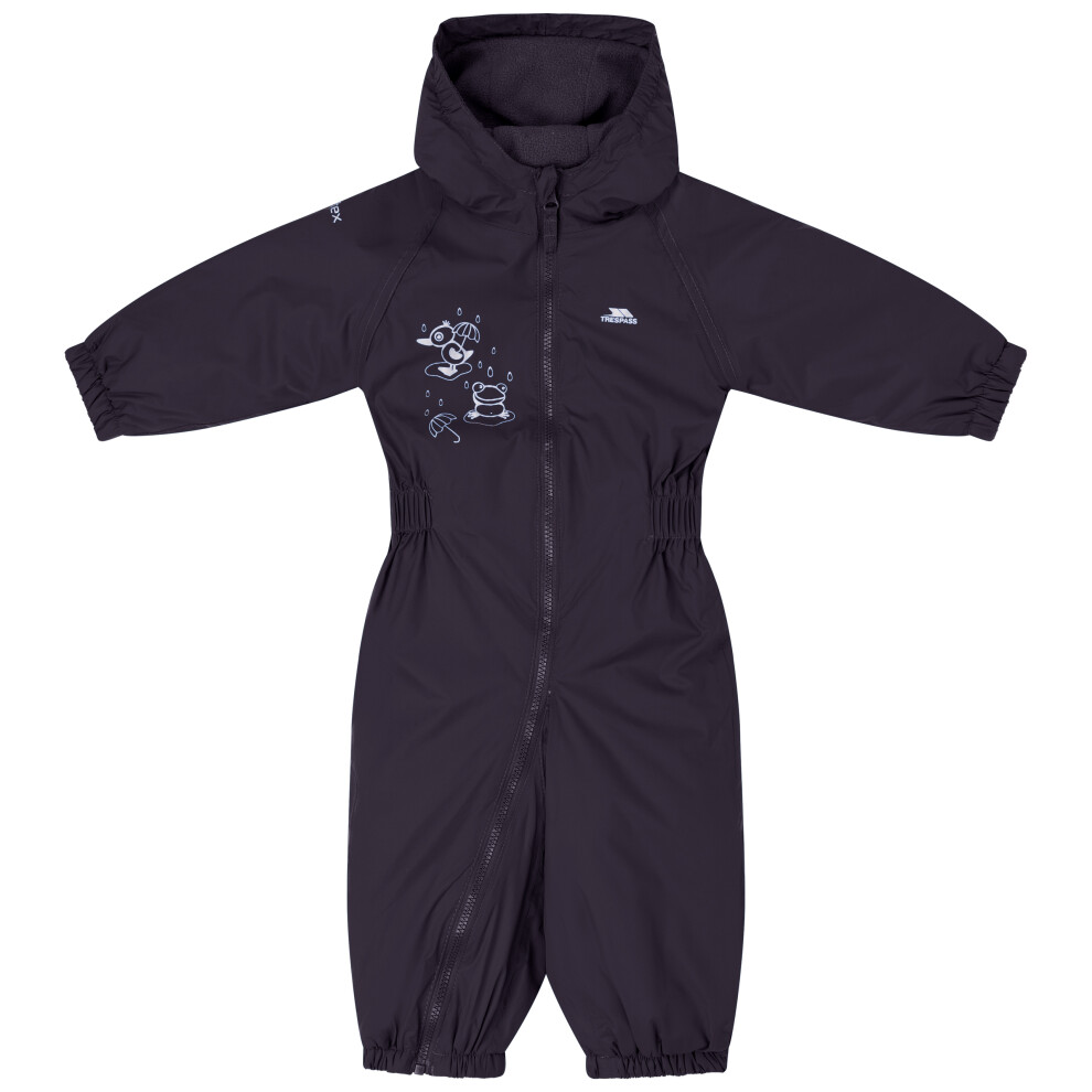 Trespass (18/24, Dark Grey) Unisex Babies Rain Suit - Dripdrop