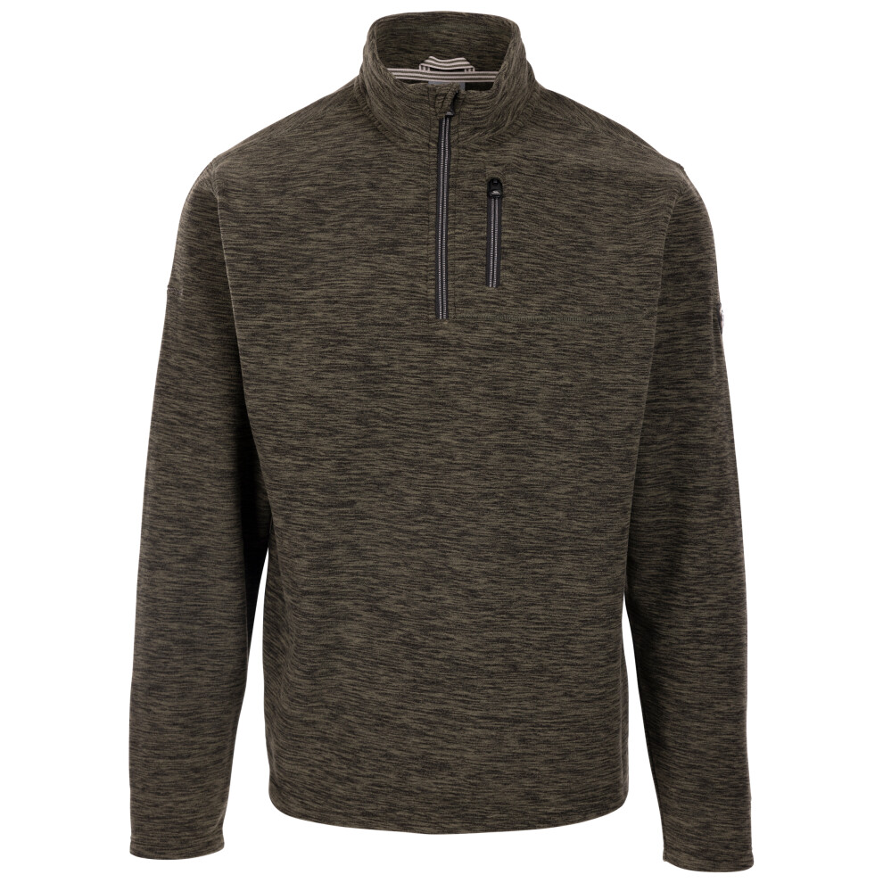Trespass (Xxl, Dark Vine Marl) Mens Fleece Top - Farnworth