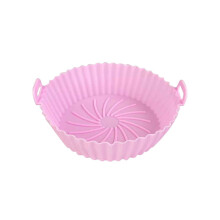 Silicone Baking Pan for Air Fryer Circular Non-Stick and Heat Accessory for Easy Cooking and Cleaning