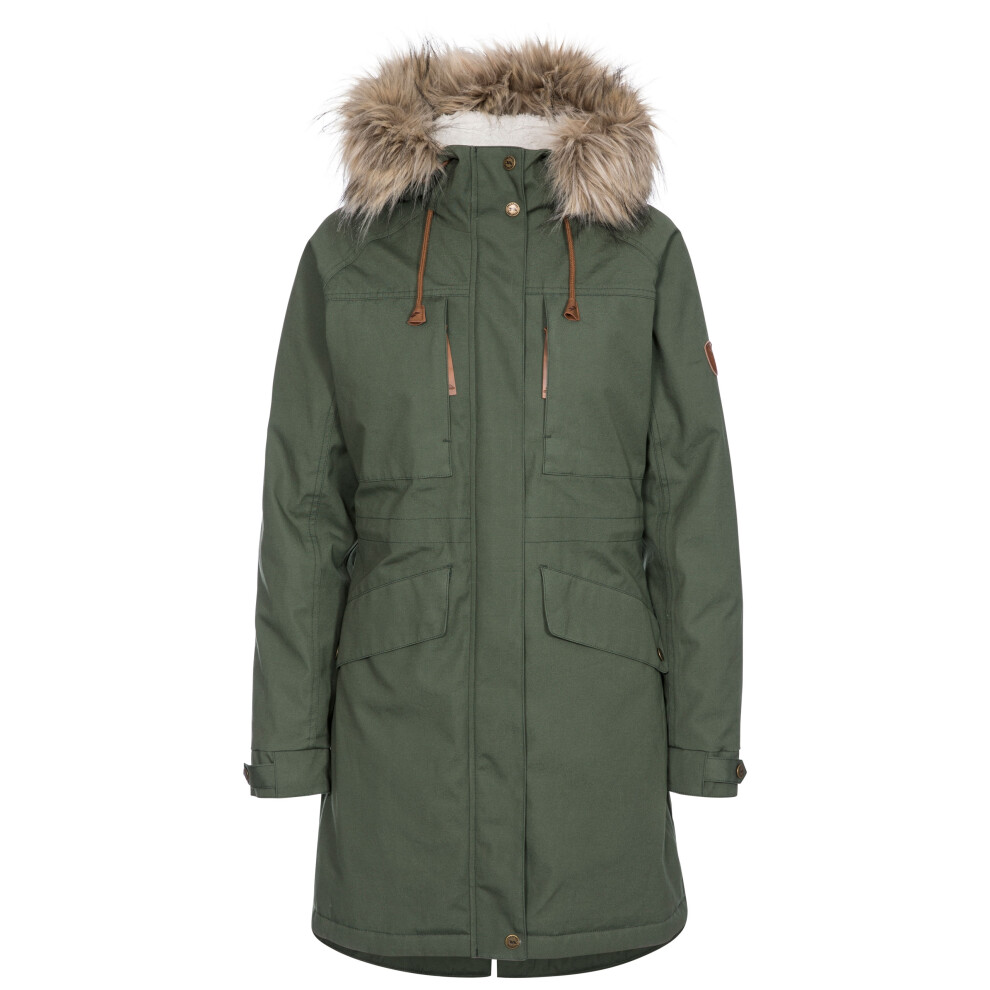 Trespass (10, Basil) Womens Waterproof Jacket Faithful