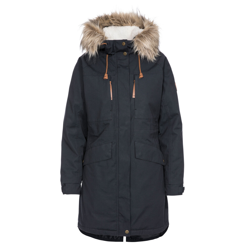 Trespass (16, Dark Grey) Womens Waterproof Jacket Faithful