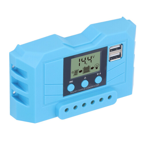 Ηλιακός ρυθμιστής φόρτισης 30A με οθόνη LCD και μέγιστη ισχύ εισόδου φωτοβολταϊκών 1