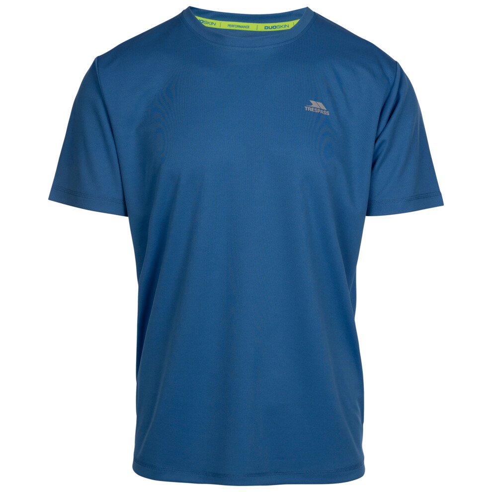 Trespass (M, Mid Blue) Mens Sport Active Top T-Shirt - Landford