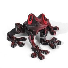 (M) Posable Frog Fridge Magnet 3D Printed Magnetic Frogs Toy Funny Refrigerator Magnets for Home Kitchen Office