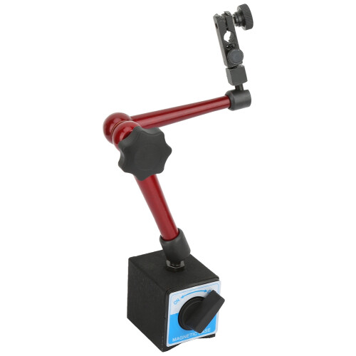 Conception avancée, joint flexible, base magnétique, support d'indicateur de test métallique réglable, bouton de serrage de précision, 1
