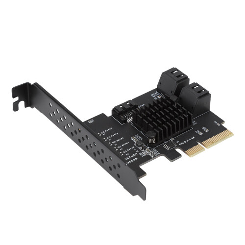 PCIe SATA III Controller Expansion Card Easy To Install With Non Raid Support And Plug And Play Functionality Sata6Gbps Interface Compatible All 1