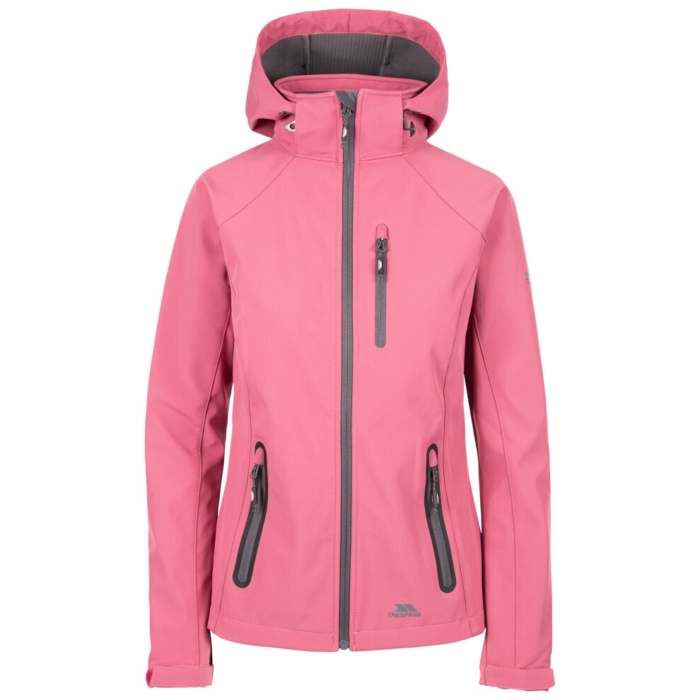 Trespass (8, Rose Blush) Womens Softshell Jacket - Bela Ii