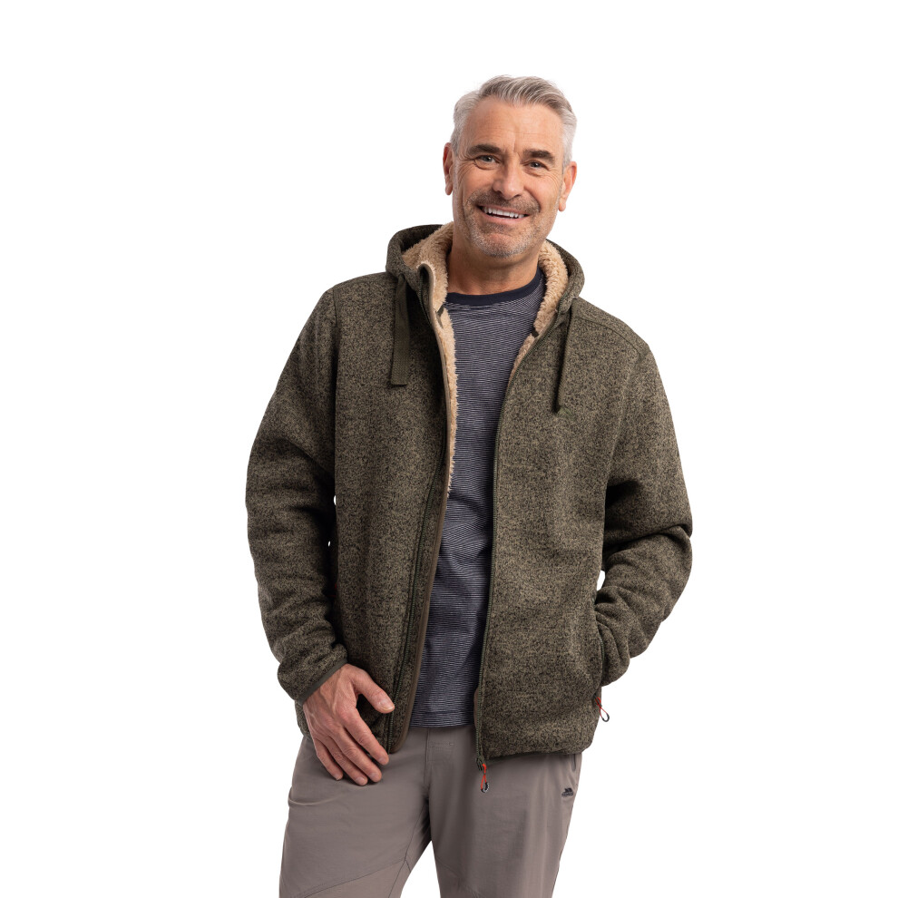 Trespass (L, Ivy Marl) Men's Fleece - Tableypipe