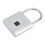 Quick Unlock Fingerprint Padlock Waterproof Biometric Rechargeable Security Lock Rugged Durable For Suitcase Gate Door 1