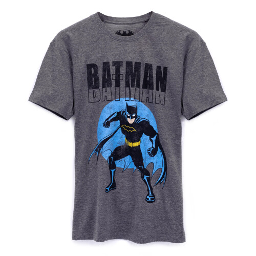 DC Comics (Medium) DC Comics Short Sleeved T-Shirt (Mens Grey)