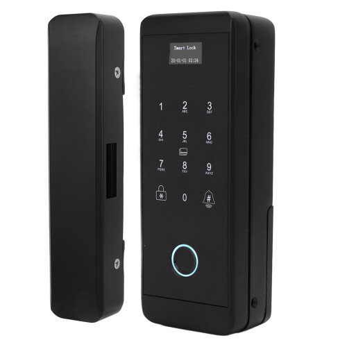Ψηφιακό πληκτρολόγιο WiFi Smart Lock, συρόμενη πόρτα με κωδικό δακτυλικών αποτυπωμάτων, 1