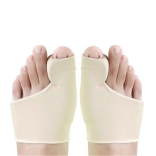 (L, Built in Skin Color) Bunion Correctors For Men Women Soft Portable Toe Orthodontics For Home Gym Work Walking