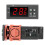 Temperature Calibration Enabled Digital Thermostat Controller LCD Display Refrigerating Control Output Delay Sensor Error Alarm High Security Dual 8