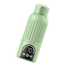500 ml wiederaufladbare Heizung Tasse Tragbare Outdoor-Grün