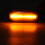 Φως σήμανσης μπροστινής πλευράς LED Plug and Play, Amber Full LED, Φακός με φιμέ φακό, Αδιάβροχο, 6