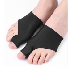 (S, Built in Black) Bunion Correctors For Men Women Soft Portable Toe Orthodontics For Home Gym Work Walking