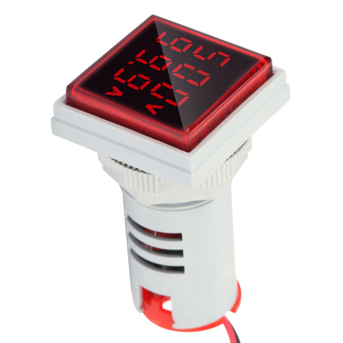 Voltage Tester LED Display Digital Voltmeter Ammeter AC Measurement Range Wide High Accuracy Compact Dual Display Panel Stable Working Performance 2