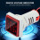 Voltage Tester LED Display Digital Voltmeter Ammeter AC Measurement Range Wide High Accuracy Compact Dual Display Panel Stable Working Performance 8