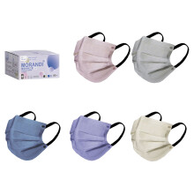 Individually Wrapped Face Masks Lightweight Breathable Disposable Masks With Non Woven Fabric Latex Free Protective Layers Soft Earloops Adjustable