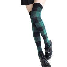 Womens Thigh High Stockings Nylon Stockings Halloween-Green