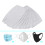 Non Woven Melt Blown Filter Activated Carbon Filter5Layers Protective Replaceable Filters Insert Breathable Fabric Materials Reduce Dust Pollution 3