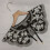 (Black Tie)Womens Retro Embroidered Sweater With Botanical Plant Pattern For Spring 1