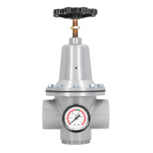 Screw Handle Adjustment Air Pressure Regulator With Pressure Gauge Pneumatic Pressure Regulator Easy To Adjust Air Compressor Regulator Constant Air