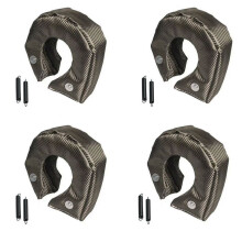 4X T3 Racing Turbo Filt VäRmesköLd Laddarskydd med LåSfjäDer för T25 T28 GT25 CT26 GT28 GT30 GT32 GT35 GT37