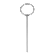 Anel de suporte para retorta em pesquisa científica, anel fechado resistente a ácidos para vidraria de laboratório, alta resistência à