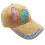 2000s Butterfly Pattern Baseball Cap Long Brims Sun-Ginger M 1