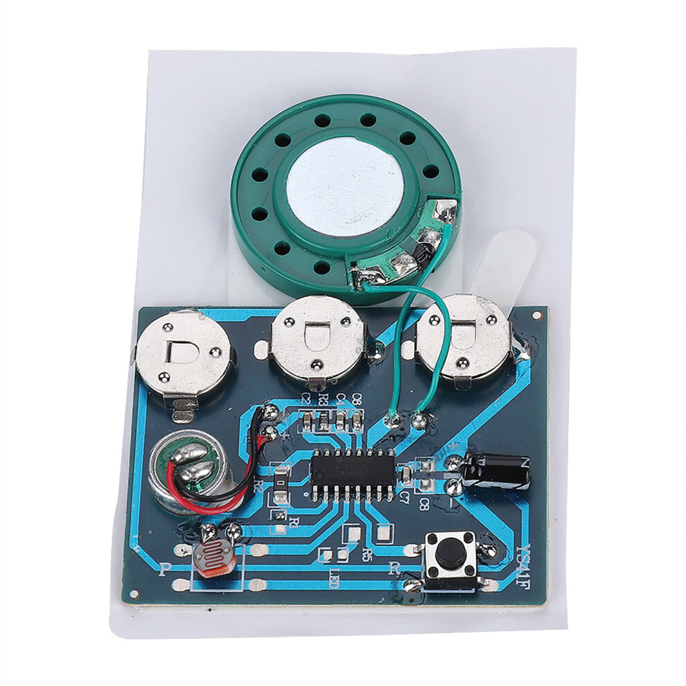 Photosensitive Audio Key Control, Diy Voice Sound Recorder With Speaker And Microphone, Chip Programmer Voice Audio Music Recording Module For 9322103867375