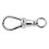 (23mm) 925 Sterling Silver Open Ring Albert Swivel Necklace Clasp 1