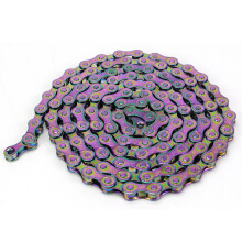 High-Performance Bicycle Chain for6 7 8Speed Systems, Fine Workmanship with Uniform Heat Treatment, Durable Rainbow Chain for Road and Mountain