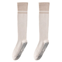 Women's Cotton Knee Length Compressed Socks with Grip For-Khaki