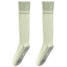 Women Fashionable Knee Length Sports Socks With Grip-Green