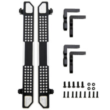 Robuste Aluminiumlegierung für 1/10 RC-Cars, realistische Upgrade-Seitenpedale aus Metall, Pedalplatte aus Aluminiumlegierung mit einfach zu