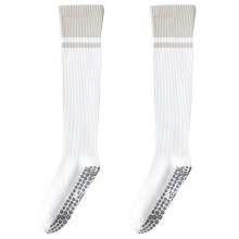 Women's Cotton Knee Length Compressed Socks with Grip For-White