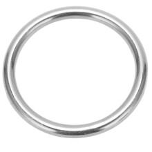 Anillo tórico de acero versátil para proyectos de bricolaje, bucle soldado sin costuras duradero con acabado resistente a la corrosión, conector