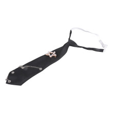 Uniform Tie For Janpanese JK Uniform Tie Pearls Metal-Black