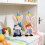 Easter Bunny Gnome Plush Doll Set with Rabbit Ears Hat and 6