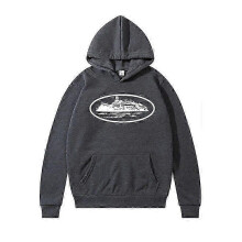 (3XL, Aw93 Dark Gray White Label) Fashion Corteiz Devil Island Printed Hooded High Street Men's Trendy Hoodie