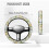 Easter Rabbit Steering Wheel Cover Sweatproof Stretchy 5