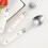 Stainless Steel Children Tableware Set 3 Pieces White 5